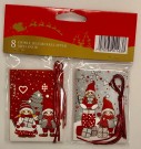 Julemerkelapper 8 pk thumbnail