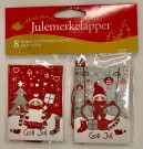 Julemerkelapper 8 pk thumbnail