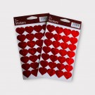 Julestickers Hjerter glitter thumbnail