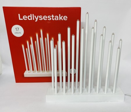 LED-Lysestake med17 lys