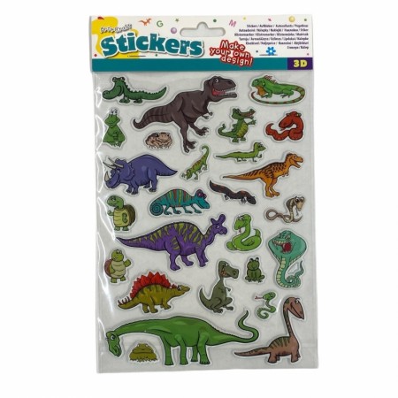 Stickers 3D Dinosaurer