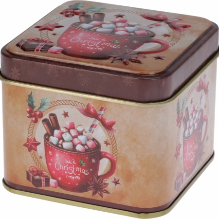 Kake/gave-boks godtekrukke 8x8x6,5 cm
