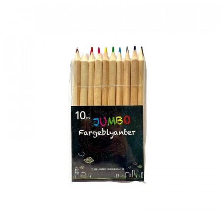 Fargeblyanter Jumbo 10stk