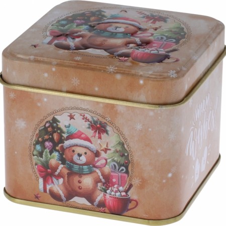 Kake/gave-boks bamse 8x8x86,5 cm