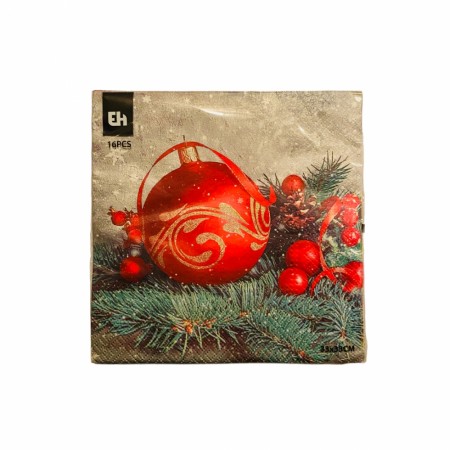 Juleservietter 16 pk. Julekuler