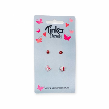 Øredobber 4 stk Tinka