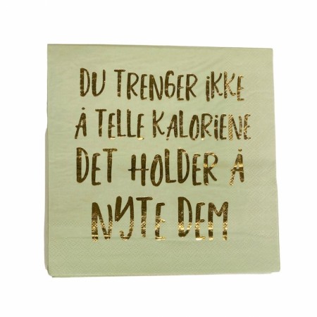 Servietter 20pk. Grønn Trend Design